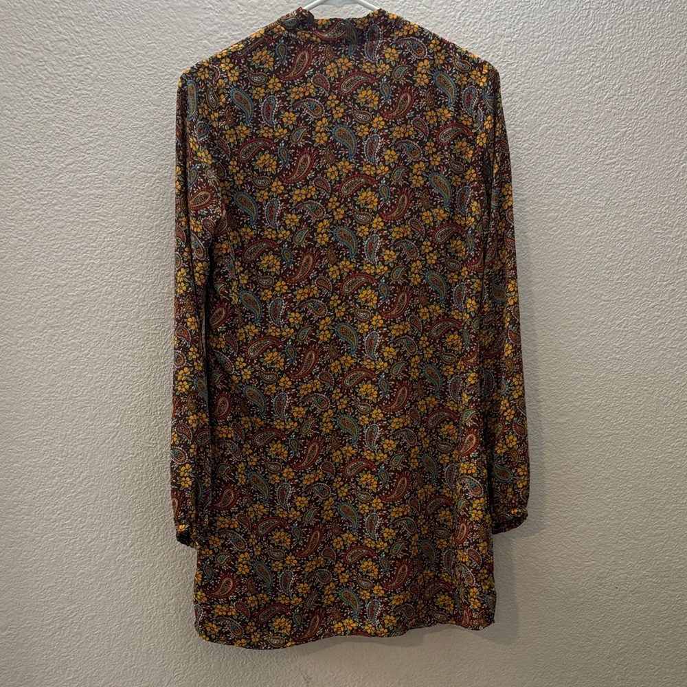 Cotton Candy Multicolor Paisley Midi Dress - Picture 5 of 6